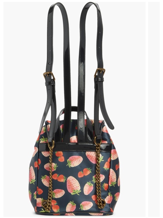 Kurt Geiger London Portobello Strawberry Print Backpack New